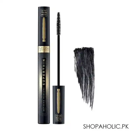 eveline super thin defining mascara, black main image