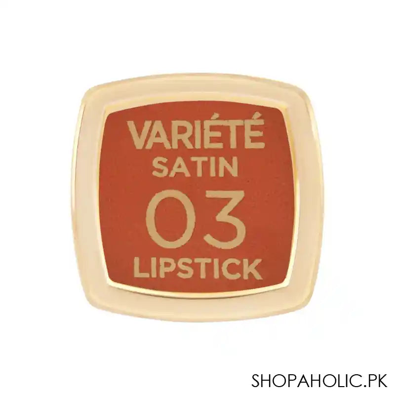 Eveline Variete Satin Lipstick, Cruelty Free, 03 Dance With Me - Image 3