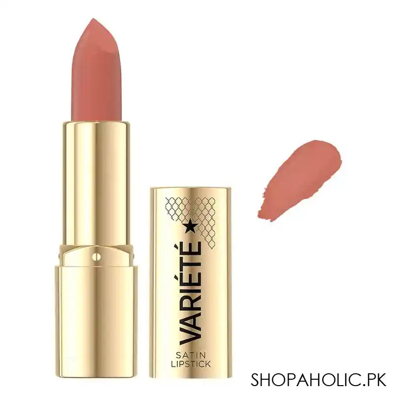 Eveline Variete Satin Lipstick, Cruelty Free, 03 Dance With Me - Main Image