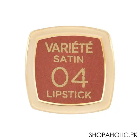 Eveline Variete Satin Lipstick, Cruelty Free, 04 First Kiss - Image 2