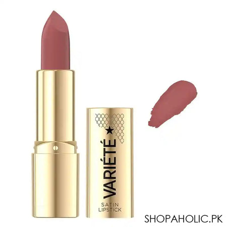 Eveline Variete Satin Lipstick, Cruelty Free, 04 First Kiss - Main Image