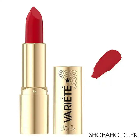 Eveline Variete Satin Lipstick, Cruelty Free, 06 Femme Fatale - Main Image