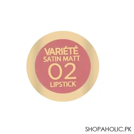 Eveline Variiete Satin Matt Lip Liquid Lipstick, 02 Raspberry Cream - Image 2