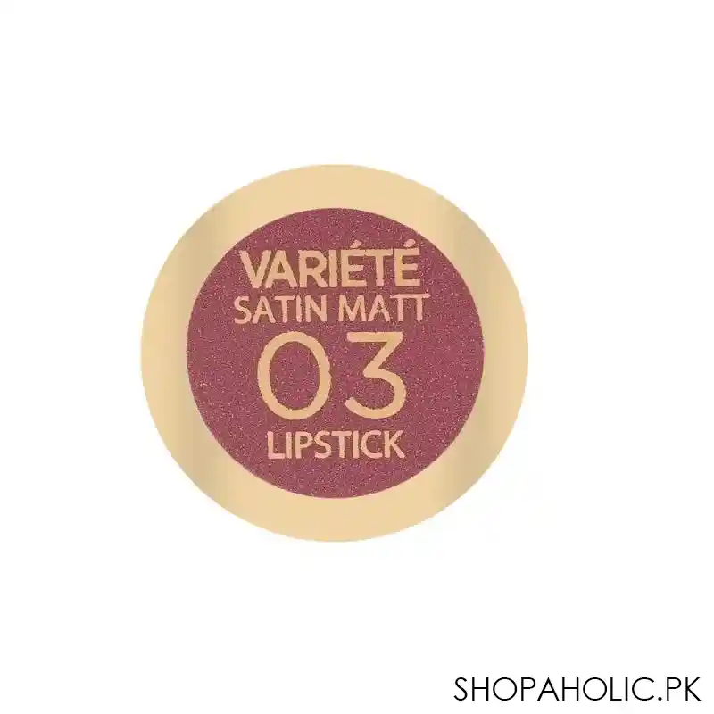 eveline variiete satin matt lip liquid lipstick, 03 berry shake image2
