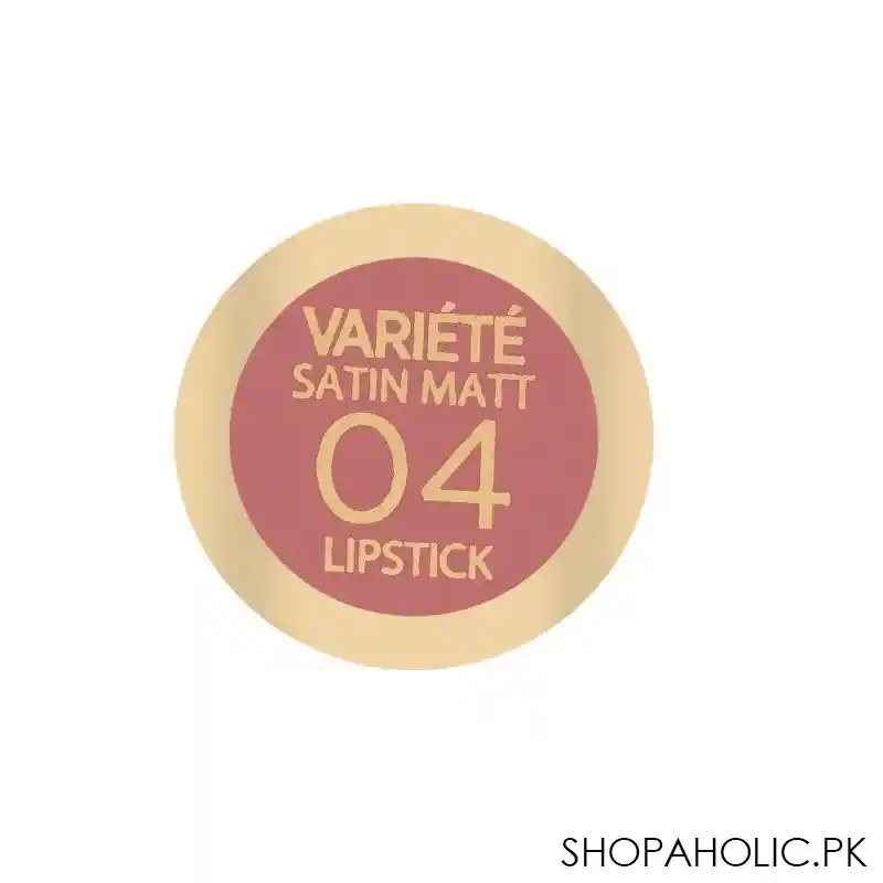 eveline variiete satin matt lip liquid lipstick, 04 toffee image2