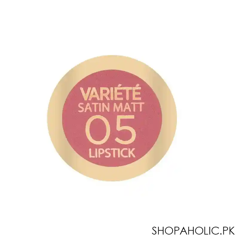 eveline variiete satin matt lip liquid lipstick, 05 peach mousse image2