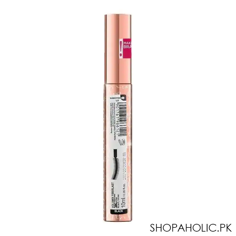 eveline volumix fiber last u litresa false lash effect mascara, black image3