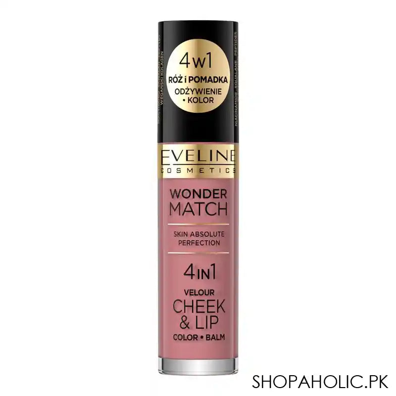 Eveline Wonder Match Skin Absolute Perfection 4-In-1 Velour Cheek & Lip Color + Balm, 02 - Image 5