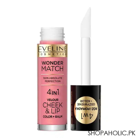 Eveline Wonder Match Skin Absolute Perfection 4-In-1 Velour Cheek & Lip Color + Balm, 03 - Main Image
