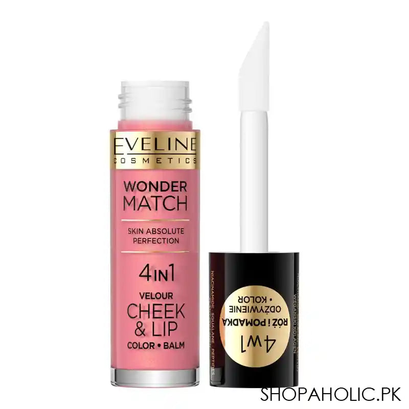 Eveline Wonder Match Skin Absolute Perfection 4-In-1 Velour Cheek & Lip Color + Balm, 03 - Main Image