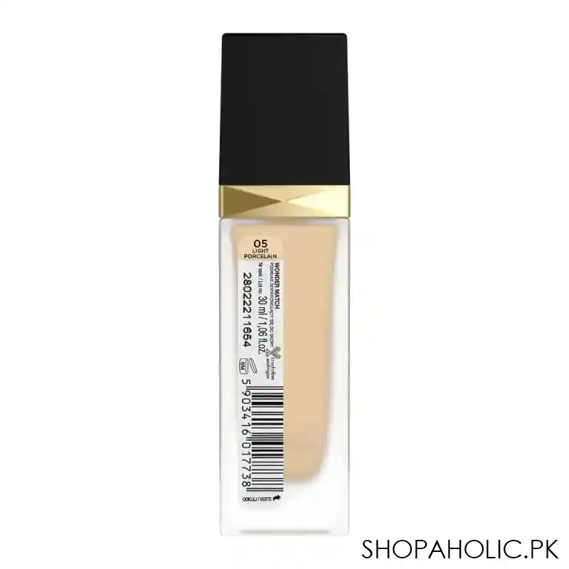 eveline wonder match skin absolute perfection foundation, 05, light porcelain image2