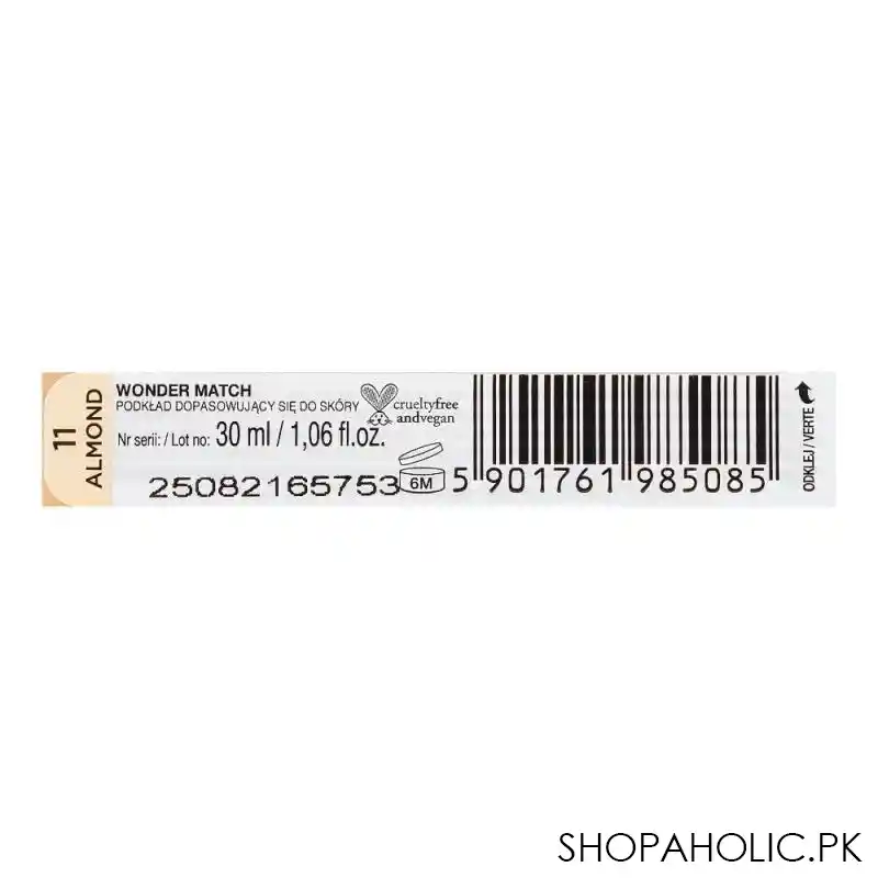 eveline wonder match skin absolute perfection foundation, 11 almond, 30ml image3
