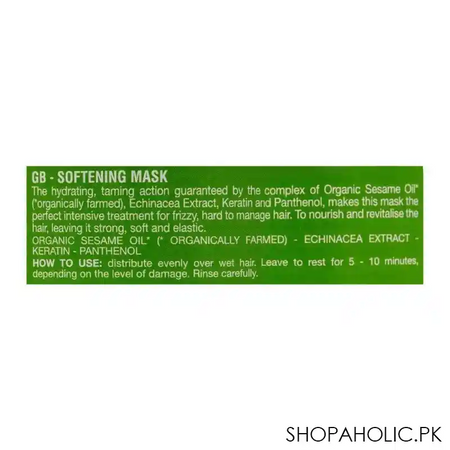 every green anti frizz softening hair mask, 500ml image3