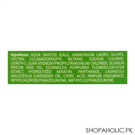 every green anti frizz softening shampoo, 500ml image2