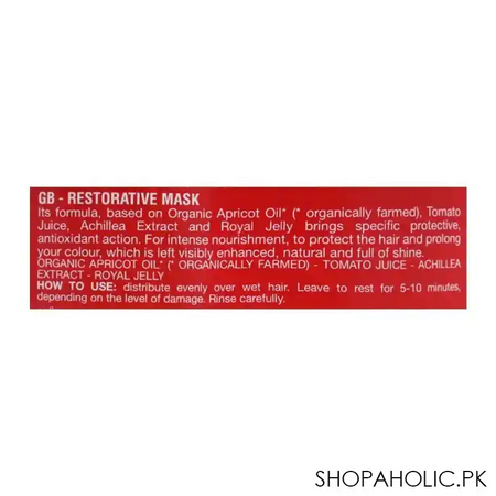 every green colored hair restorative hair mask, paraben free, 500ml image3