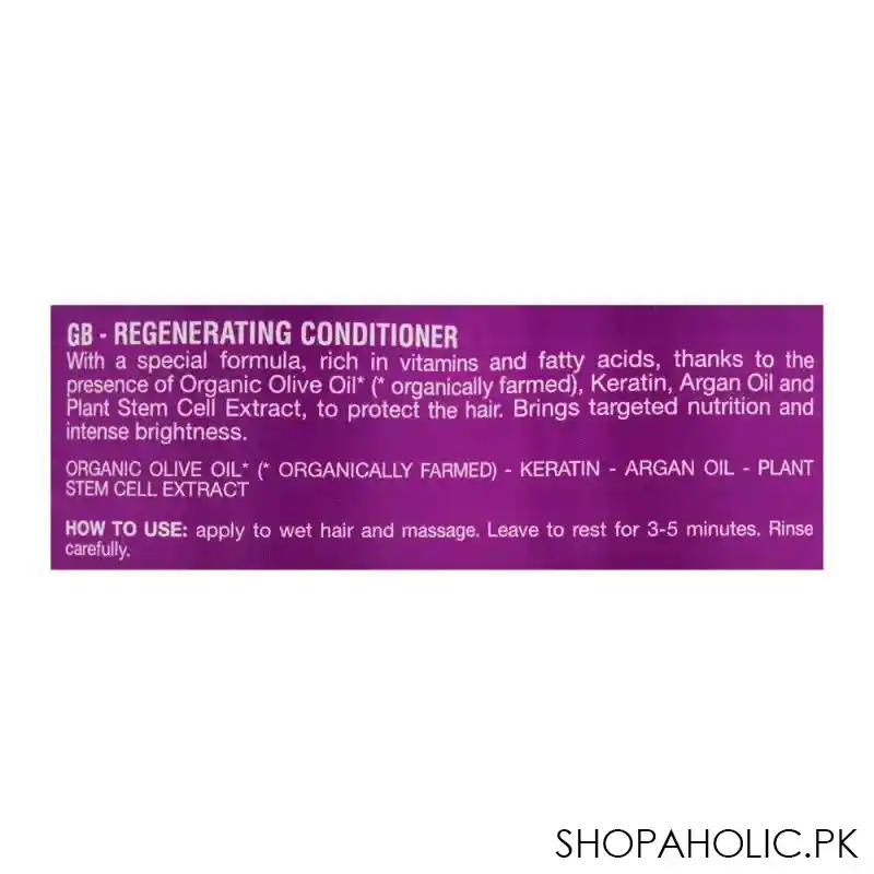 every green damaged hair regenerating conditioner, paraben free, 500ml image3