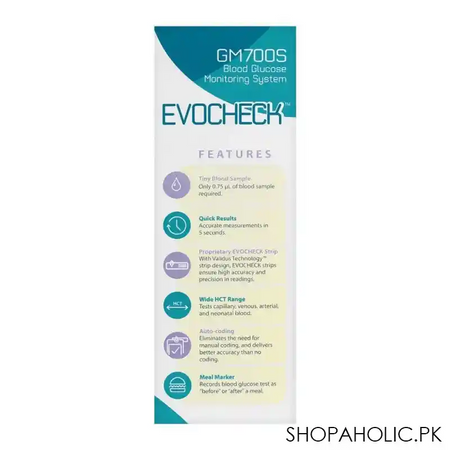 evocheck blood glucose monitoring system, gm700s image4