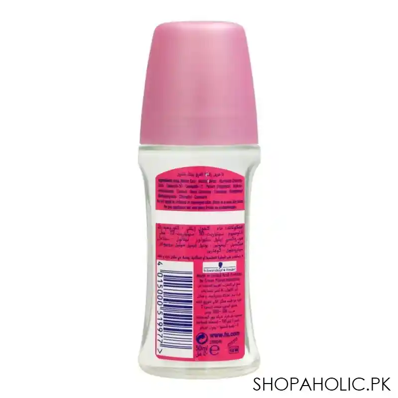 fa 48h protection pink passion pink rose scent roll on deodorant, for women, 50ml image2