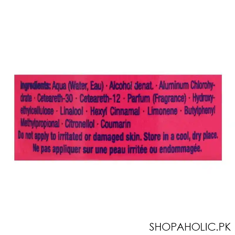 fa 48h protection pink passion pink rose scent roll on deodorant, for women, 50ml image3