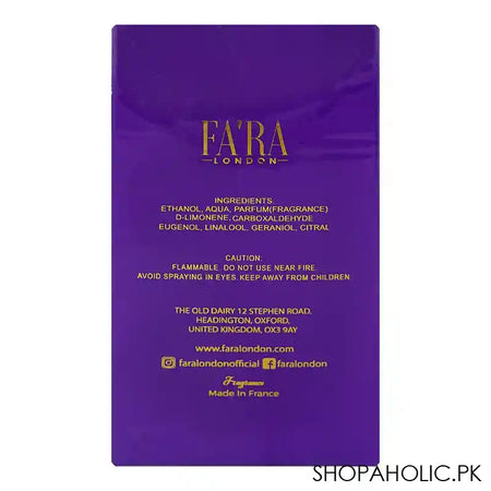 Fa'ra Gorgeous Pour Femme, For Women, Eau De Parfum, 100ml - Image 2