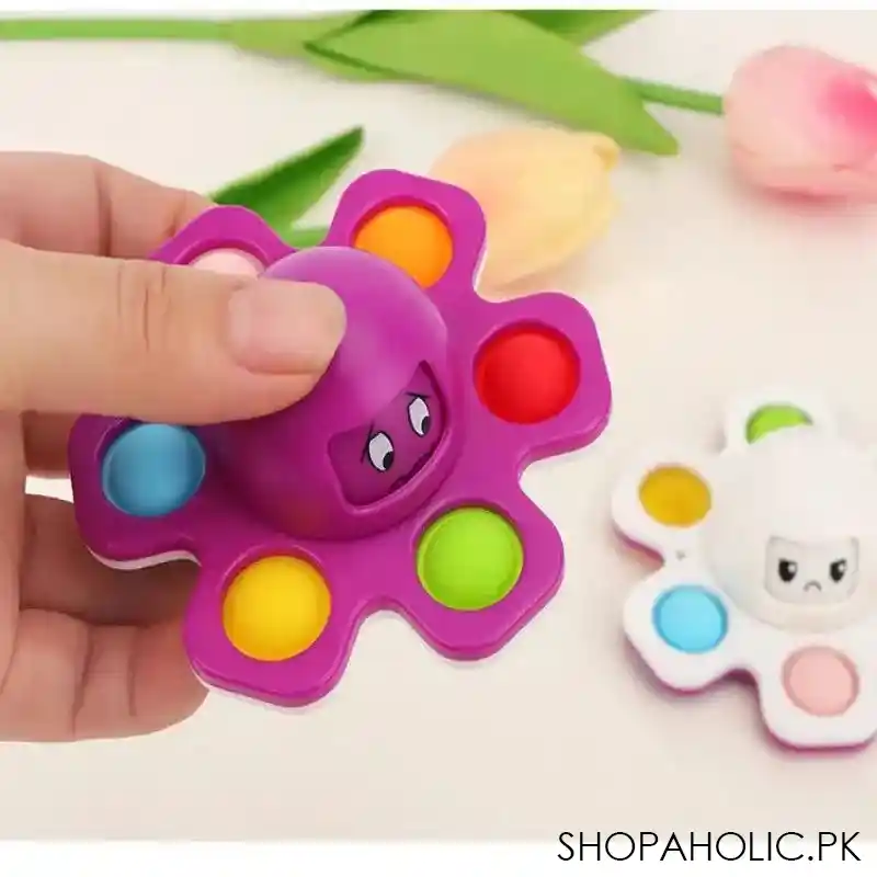 face changing octopus fidget spinner image2