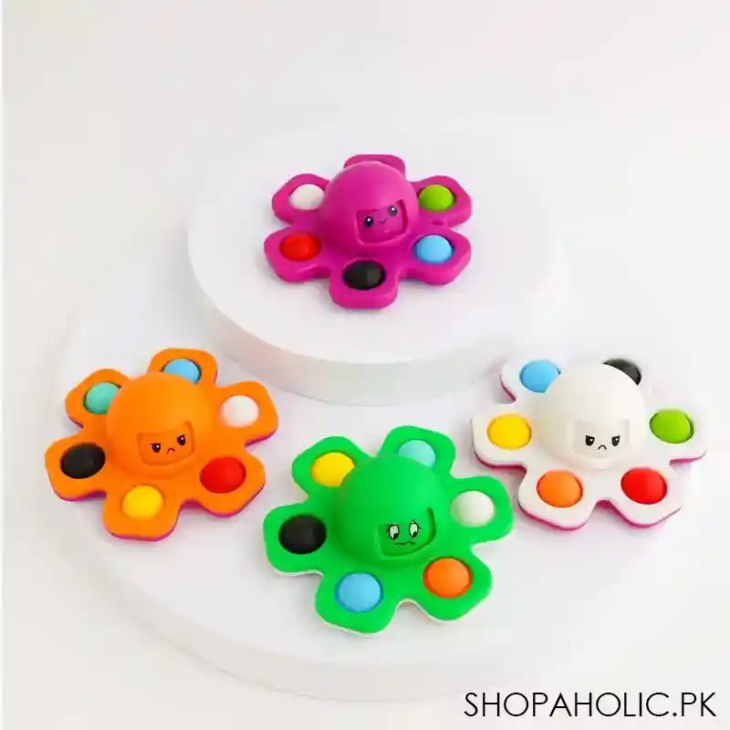 face changing octopus fidget spinner image3