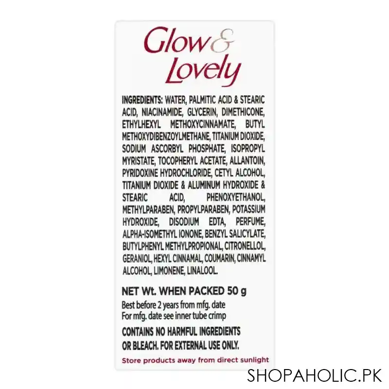 fair & lovely is now glow & lovely advanced multi vitamin cream, original formula, 50g image6