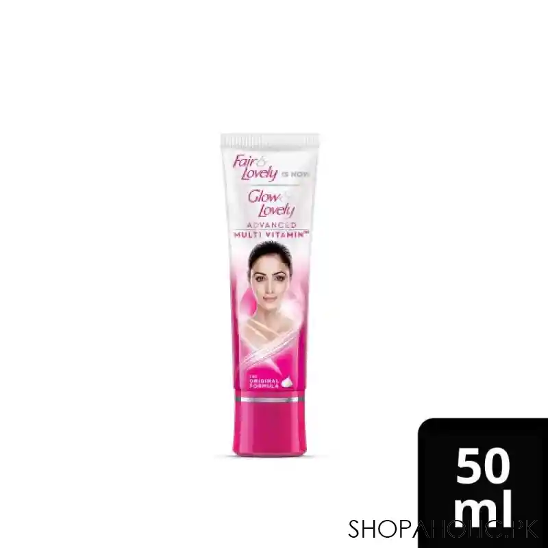fair & lovely is now glow & lovely advanced multi vitamin cream, original formula, 50g main image