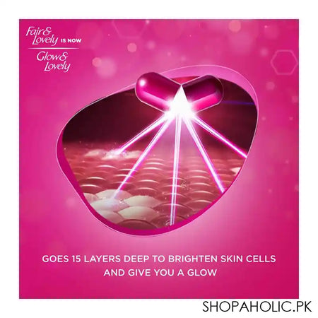 Fair & Lovely Is Now Glow & Lovely Advanced Multi Vitamin Serum In Cream, 65ml - Image 4
