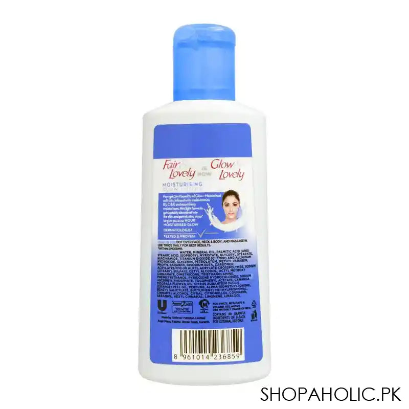 Fair & Lovely Is Now Glow & Lovely Moisturising Glow Lotion, 200ml - Image 3