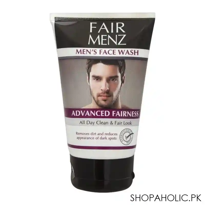 fair menz advanced fairness men's face wash, 110g main image