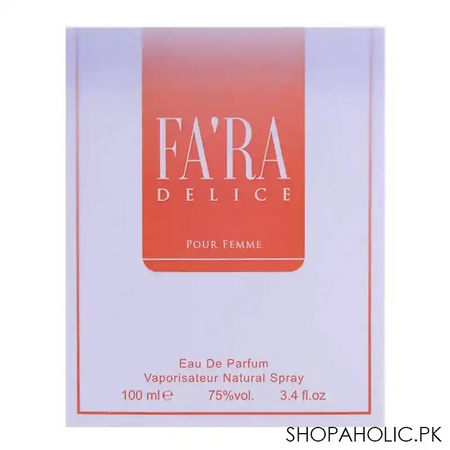 fa'ra delice pour femme eau de parfum, 100ml image3