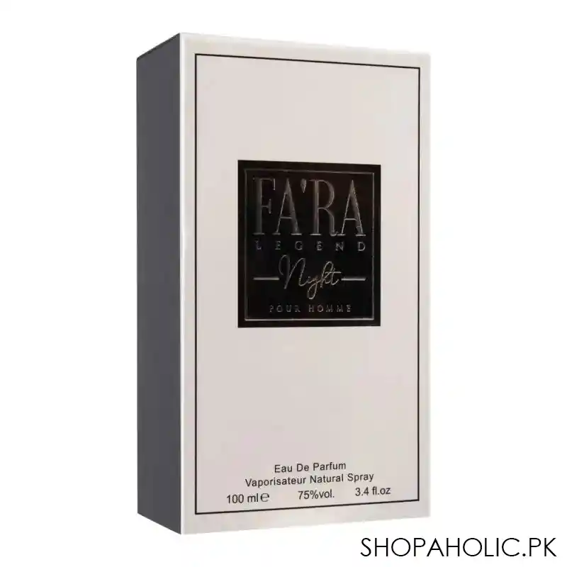 fa'ra legend night pour homme eau de parfum, fragrance for men, 100ml image2