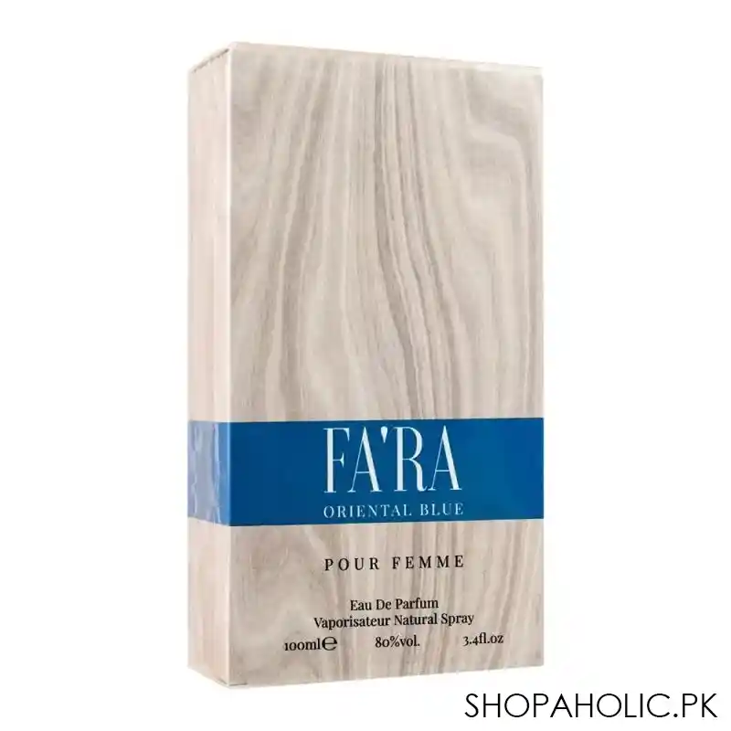 fa'ra oriental blue pour femme eau de parfum, fragrance for women, 100ml image3