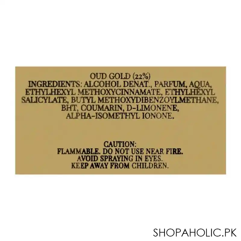 fa'ra oud gold eau de parfum, fragrance for men, 100ml image3