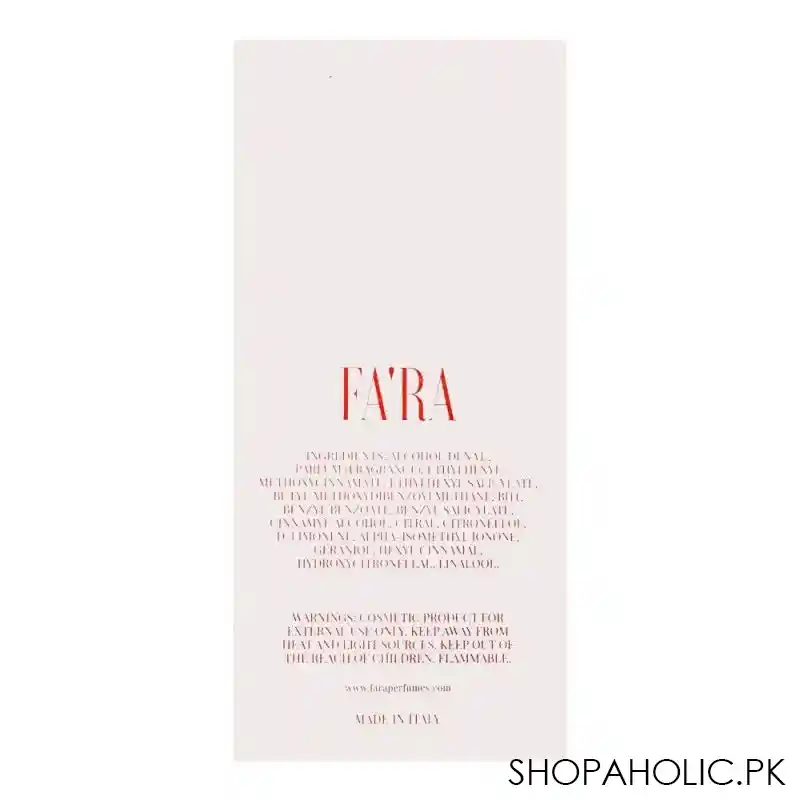fa'ra true love for women eau de parfum, 100ml image3