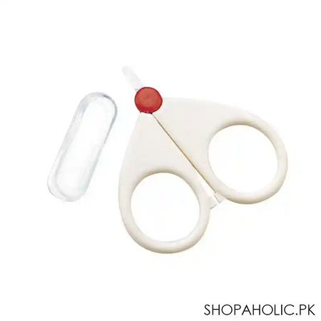 farlin doctor j. baby thin & short blade safety scissors, 0m+, bf 160b main image
