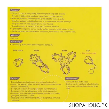farlin doctor j. educational smiley teether, bbs 004 image4