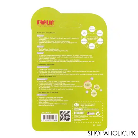 farlin doctor j. multi purpose safety scissors, bf 160a 1 image3