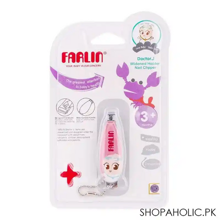 farlin doctor j. widened holder nail clipper, 3m+, bf 160c image2