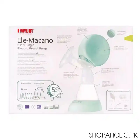 farlin ele macano 2 in 1 single electric breast pump, aa 12014 image3