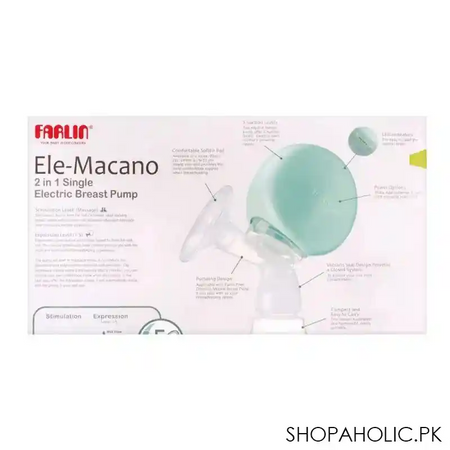 farlin ele macano 2 in 1 single electric breast pump, aa 12014 image4