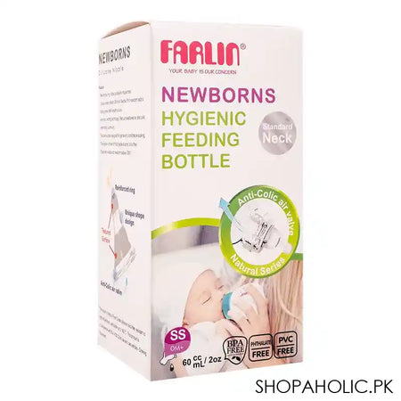 Farlin Newborn Feeding Bottle, 0m+, 60ml/2oz, AB-41020 - Image 8