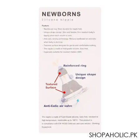 Farlin Newborn Feeding Bottle, 0m+, 60ml/2oz, AB-41020 - Image 7