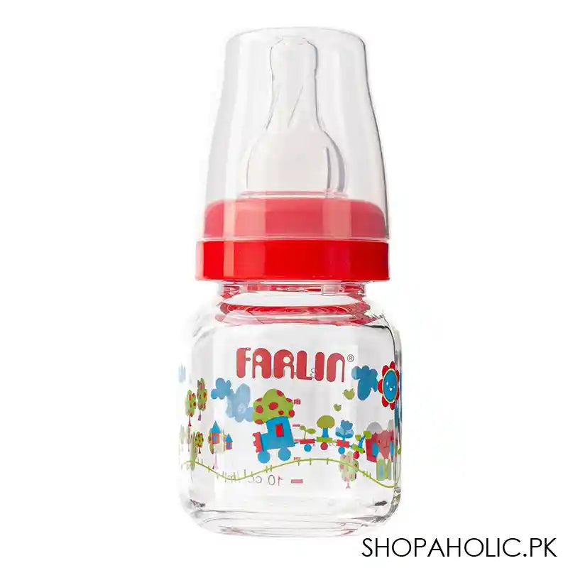 Farlin Newborns Glass Boro-Silicate Standard Neck Feeding Bottle, 60ml, NB-205G - Main Image