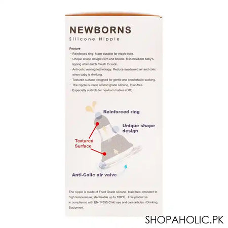 Farlin Newborns Glass Boro-Silicate Standard Neck Feeding Bottle, 60ml, NB-205G - Image 4