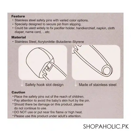farlin safety pin, 4 pack, bf 120 image4