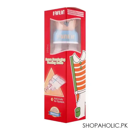 farlin sense developing baby feeding bottle, 250ml, per 757 image2