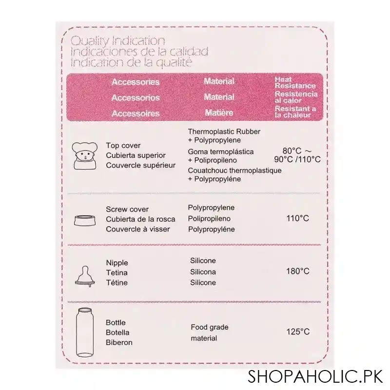 farlin sense developing baby feeding bottle, 250ml, per 757 image5