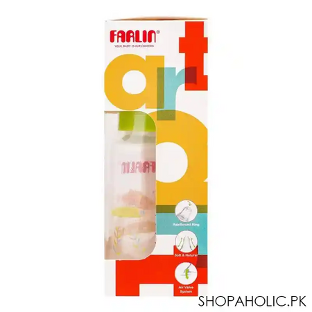 farlin silky pp standard neck feeding bottle, 0m+, 140ml/5oz, green, ab 41016 m image3